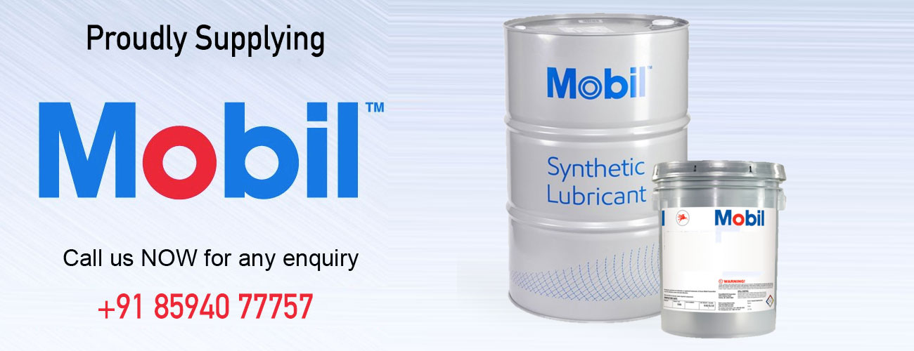 Proudly supplying Mobil synthetic lubricants in drums and pails. Call +91 85940 77757
